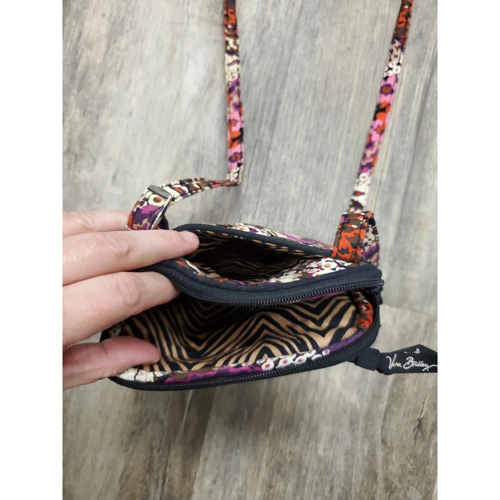 Vera Bradley Quilted Crossbody Bag Floral Paisley Mini Shoulder Purse #80